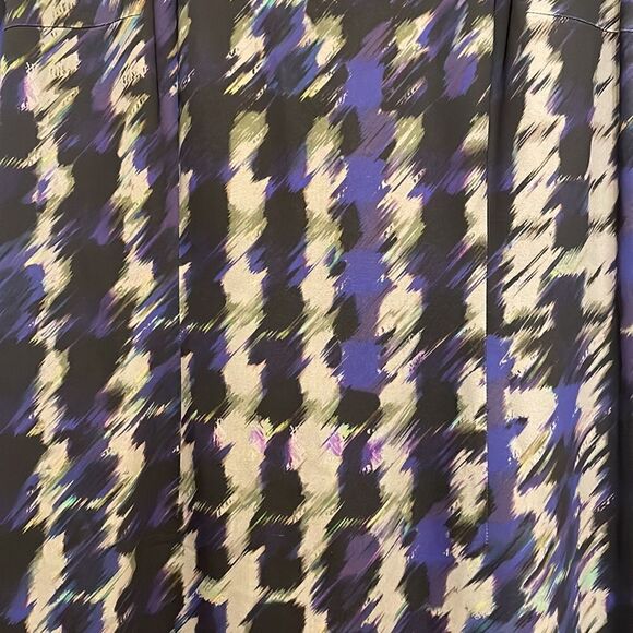 Hugo Boss Dimona Multi Watercolor Houndstooth Dress - Picture 2 of 9